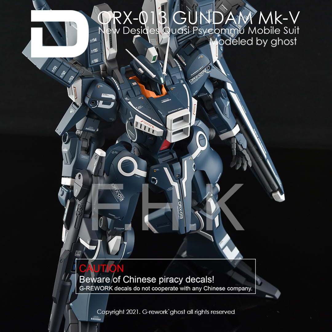 G-REWORK - [MG] GUNDAM MK-V Water Decal