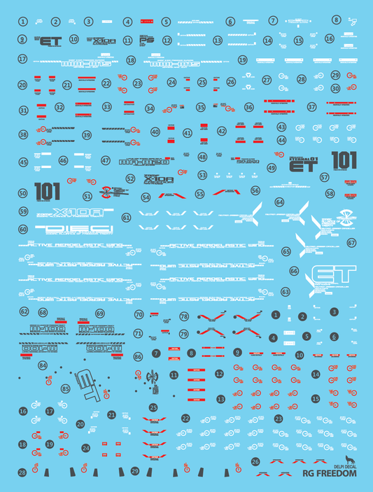 RG FREEDOM WATER DECAL