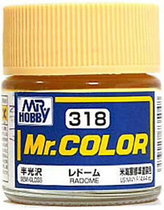 C318 Semi Gloss Radome 10ml, GSI Mr. Color