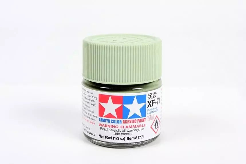 Acrylic Mini XF-71 Cockpit Green 10ml