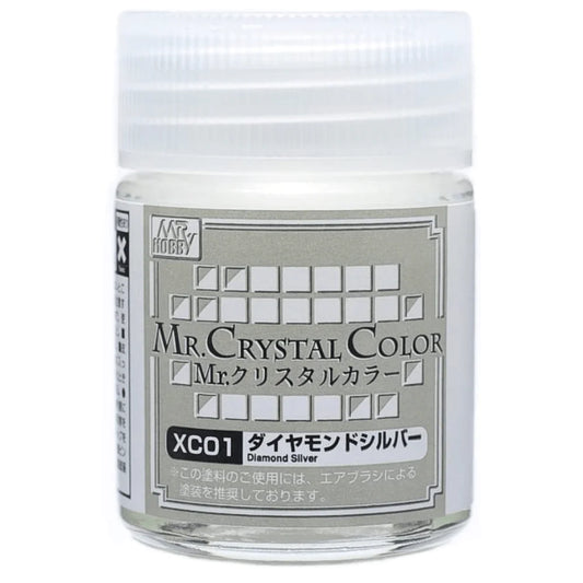 XC01 Diamond Silver Mr. Crystal Color 18ml Bottle