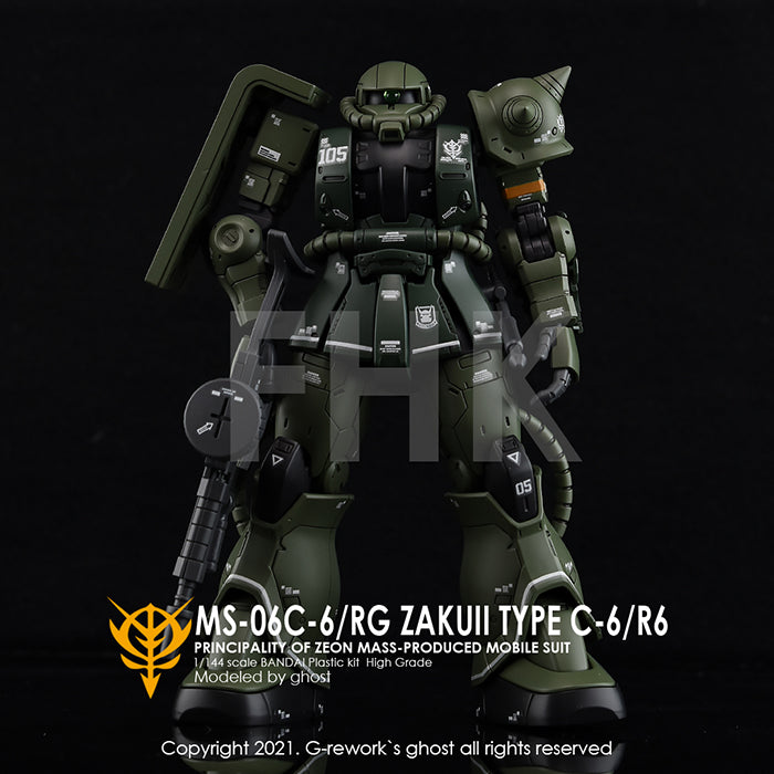 G-REWORK - [HG] ORIGIN MS-06C/R6 ZAKU II Water Decal