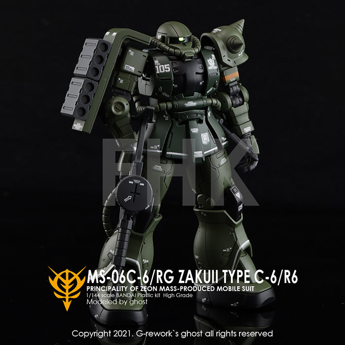 G-REWORK - [HG] ORIGIN MS-06C/R6 ZAKU II Water Decal