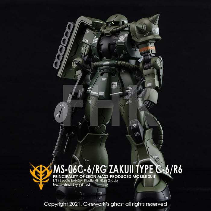 G-REWORK - [HG] ORIGIN MS-06C/R6 ZAKU II Water Decal