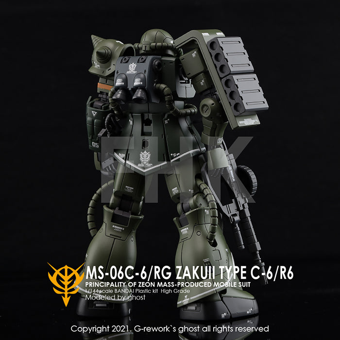 G-REWORK - [HG] ORIGIN MS-06C/R6 ZAKU II Water Decal